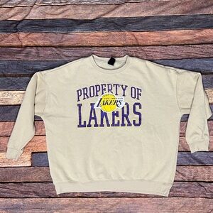Los Angeles Lakers NBA Basketball Crewneck Sports Sweatshirt